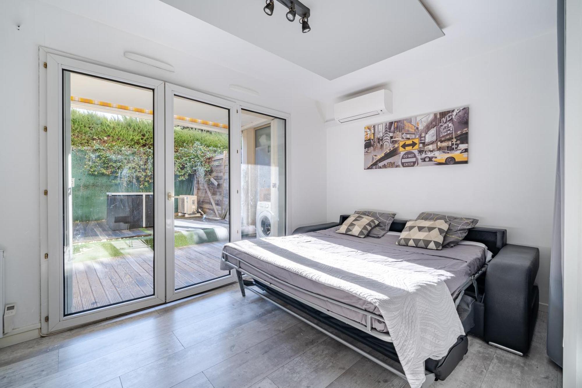 Charmant Studio Cagnes-sur-Mer Exterior foto